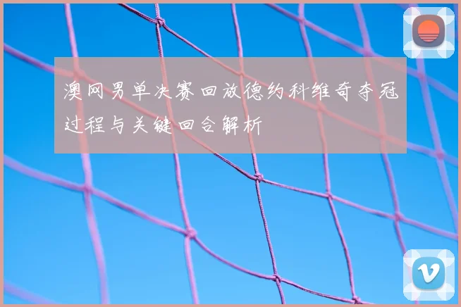 澳网男单决赛回放德约科维奇夺冠过程与关键回合解析